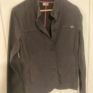 Eddie Bauer black cropped blazer size 16